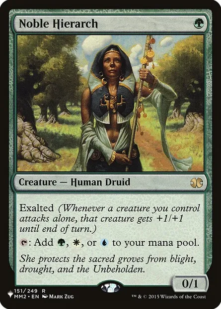 Noble hiérarche, carte Magic PLST MM2-151 — extension The List