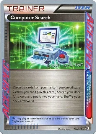Computer Search, Pokémon card WCD13 137-2 — World Championship Decks 2013 set