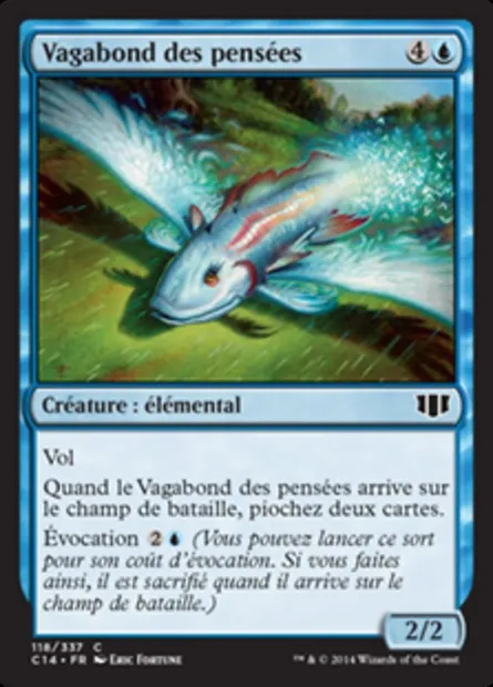 Vagabond des pensées, carte Magic C14 118 — extension Commander 2014