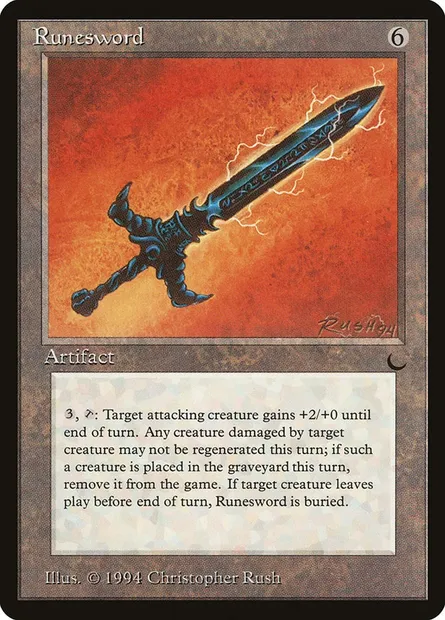 Runesword, carte Magic DRK 107 — extension The Dark