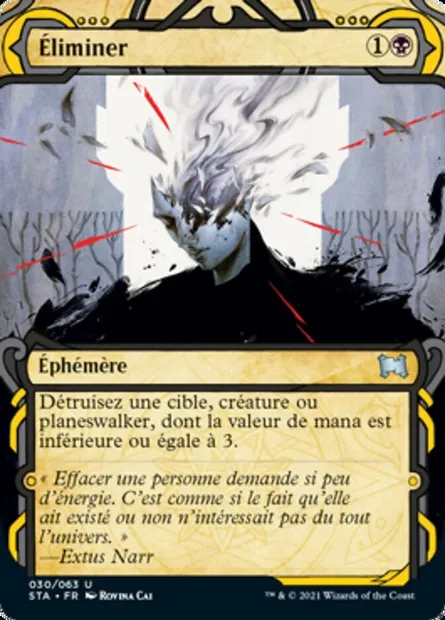 Éliminer, carte Magic STA 30 — extension Strixhaven Mystical Archive