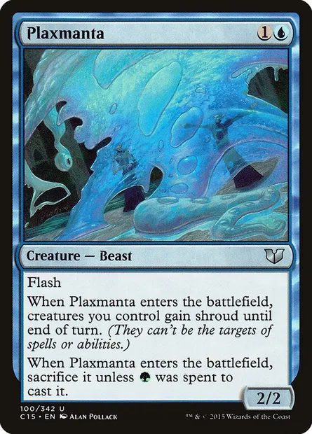 Plaxmanta, Magic card C15 100 — Commander 2015 set