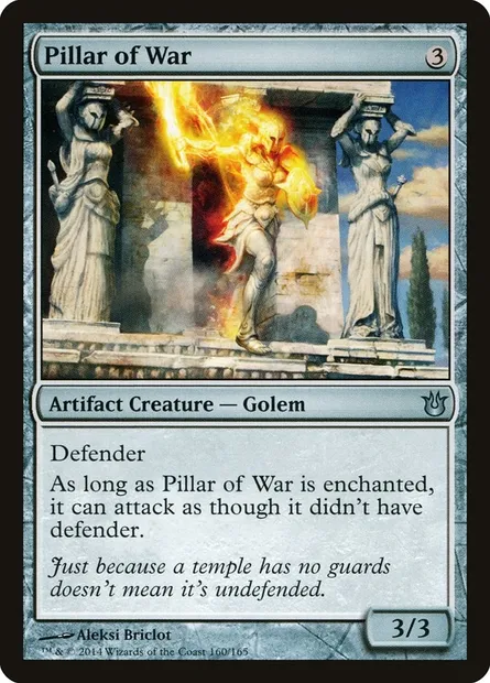 Pillar of War, Magic card BNG 160 — Born of the Gods set