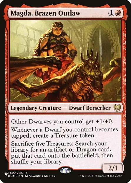 Magda, Brazen Outlaw, Magic card PLST KHM-142 — The List set