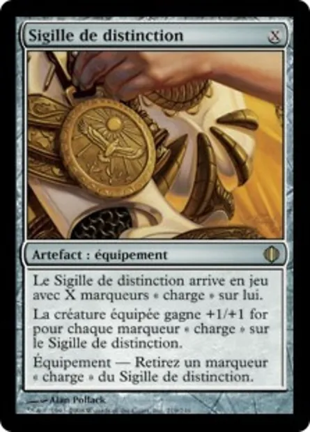 Sigille de distinction, carte Magic ALA 219 — extension Les éclats d'Alara