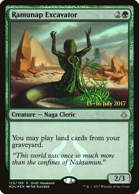 Ramunap Excavator, Magic card PHOU 129 — Hour of Devastation Promos set
