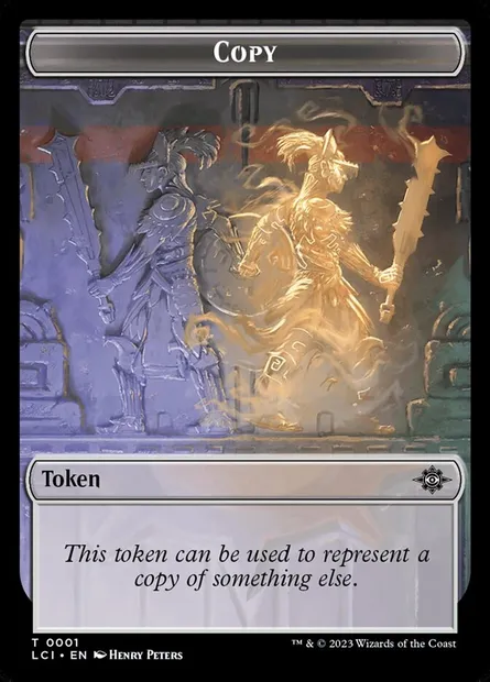 Copy, carte Magic TLCI 1 — extension The Lost Caverns of Ixalan Tokens