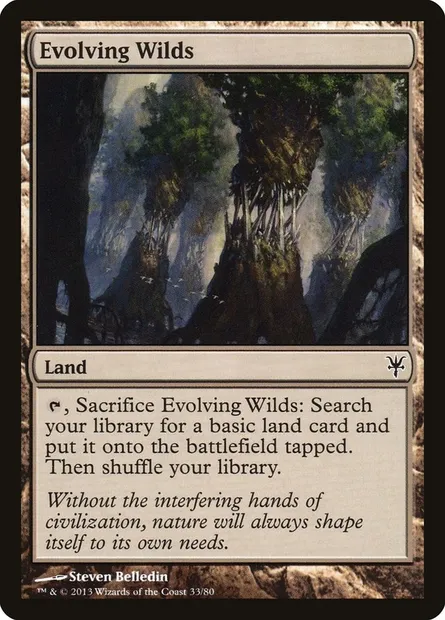 Evolving Wilds, Magic card DDK 33 — Duel Decks: Sorin vs. Tibalt set