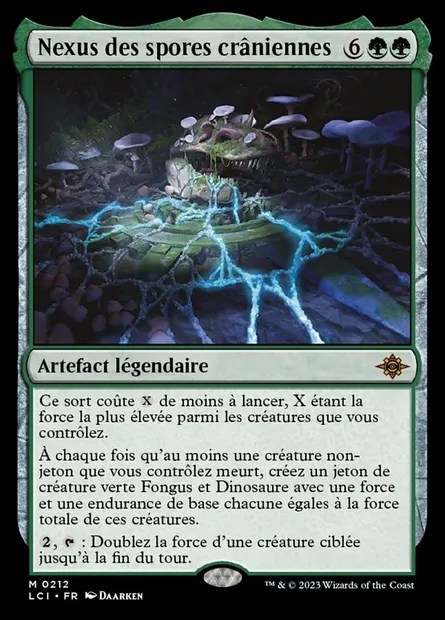 Nexus des spores crâniennes, carte Magic LCI 212 — extension The Lost Caverns of Ixalan