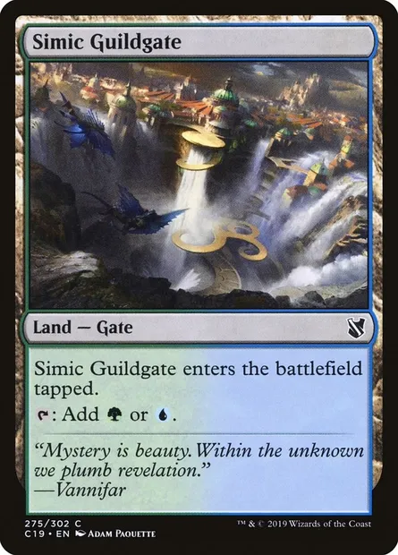 Simic Guildgate, Magic card C19 275 — Commander 2019 set