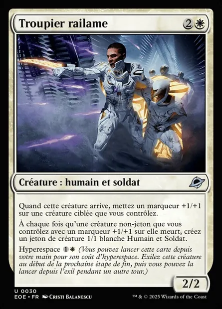 Troupier railame, carte Magic EOE 30 — extension Edge of Eternities