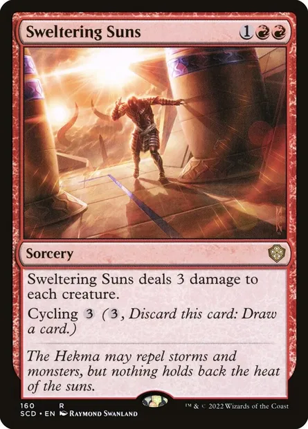 Sweltering Suns, Magic card SCD 160 — Starter Commander Decks set
