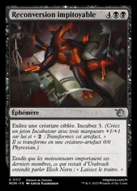 Reconversion impitoyable, carte Magic MOM 117 — extension L'invasion des machines