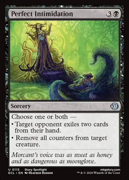 Perfect Intimidation, Magic card ECL 115 — Lorwyn Eclipsed set