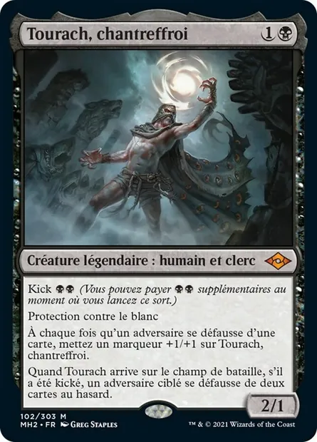 Tourach, chantreffroi, carte Magic MH2 102 — extension Horizons du Modern 2