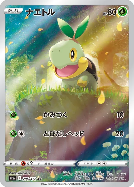 Turtwig, Pokémon card S12a 206 — VSTAR Universe set