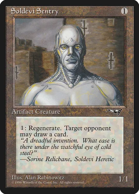 Soldevi Sentry, Magic card ALL 132a — Alliances set