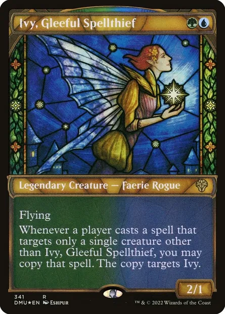 Ivy, Gleeful Spellthief, Magic card DMU 341 — Dominaria United set