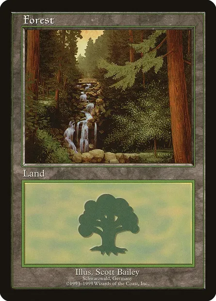 Forest, Magic card PELP 1 — European Land Program set