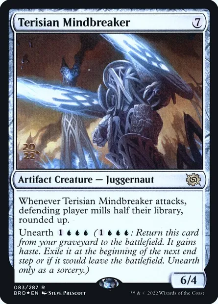 Terisian Mindbreaker, Magic card PBRO 83s — The Brothers' War Promos set