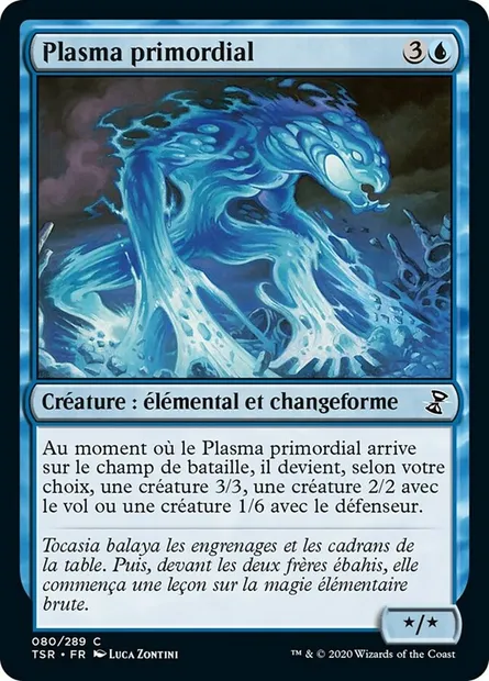 Plasma primordial, carte Magic TSR 80 — extension Spirale Temporelle Remastered
