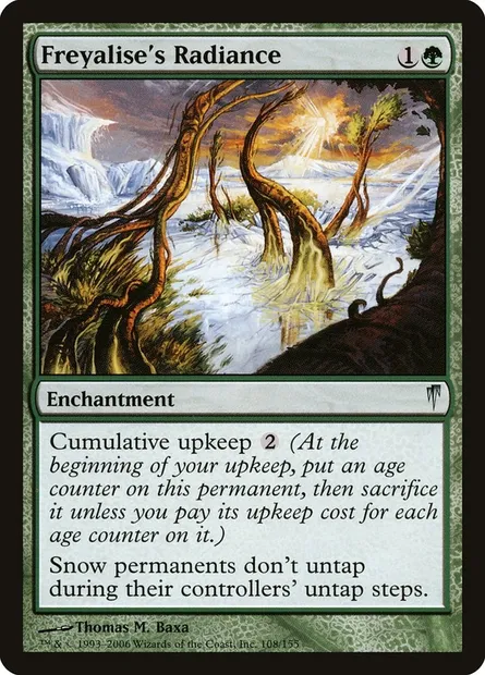 Freyalise's Radiance, Magic card CSP 108 — Coldsnap set