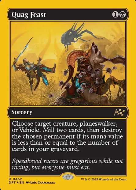 Quag Feast, Magic card DFT 452 — Aetherdrift set