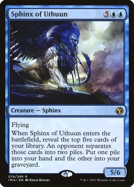 Sphinx of Uthuun, Magic card IMA 74 — Iconic Masters set