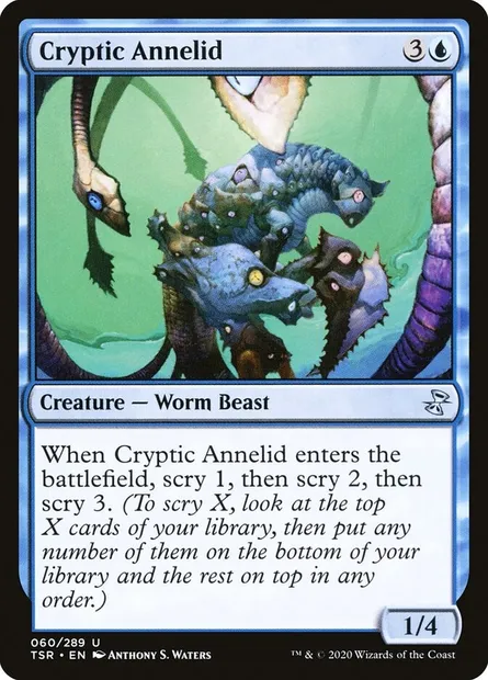 Cryptic Annelid, Magic card TSR 60 — Time Spiral Remastered set