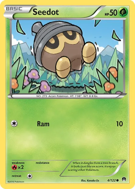 Seedot, Pokémon card BKP 4 — BREAKpoint set