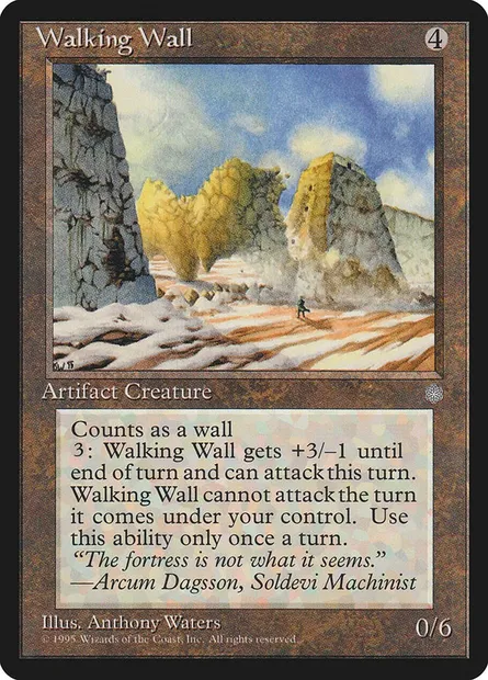 Walking Wall, Magic card ICE 346 — Ice Age set