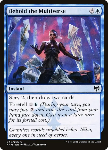 Behold the Multiverse, Magic card KHM 46 — Kaldheim set