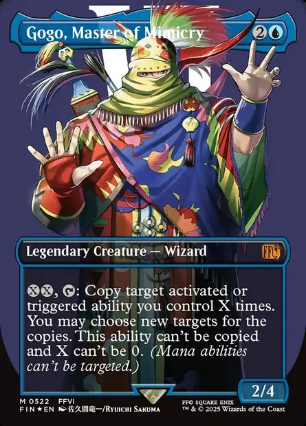 Gogo, Master of Mimicry, Magic card FIN 522 — Final Fantasy set