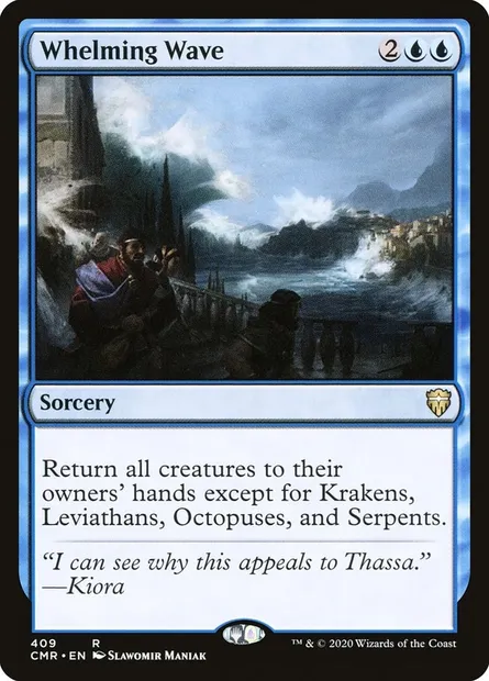 Whelming Wave, Magic card CMR 409 — Commander Legends set