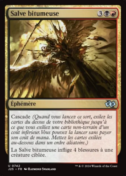 Salve bitumeuse, carte Magic J25 742 — extension Foundations Jumpstart
