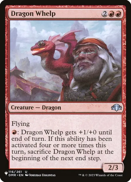 Dragonnet, carte Magic PLST DMR-116 — extension The List