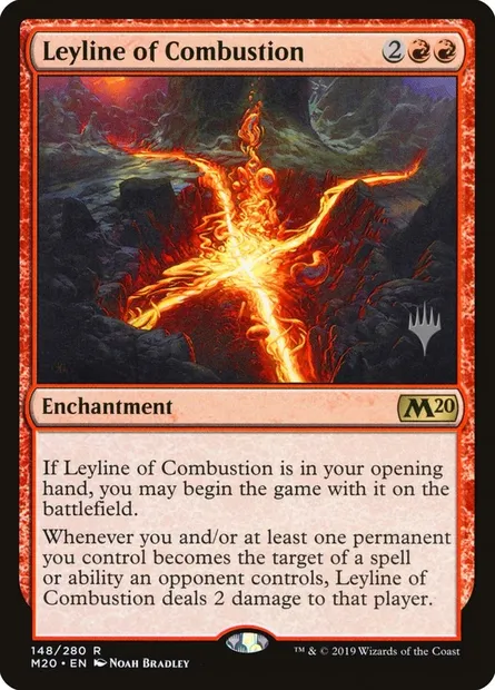 Leyline of Combustion, Magic card PM20 148p — Core Set 2020 Promos set