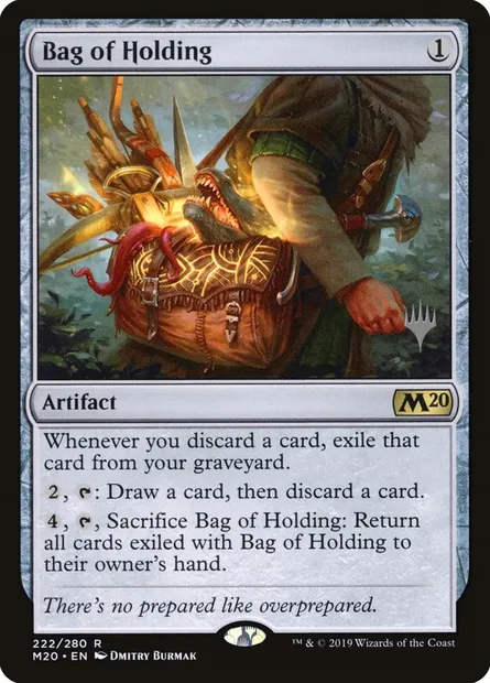 Bag of Holding, Magic card PM20 222p — Core Set 2020 Promos set