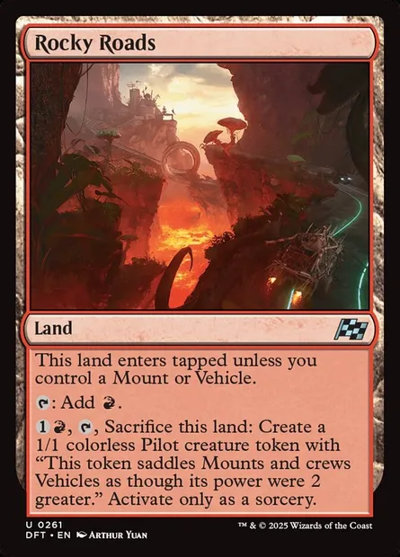 Rocky Roads, Magic card DFT 261 — Aetherdrift set