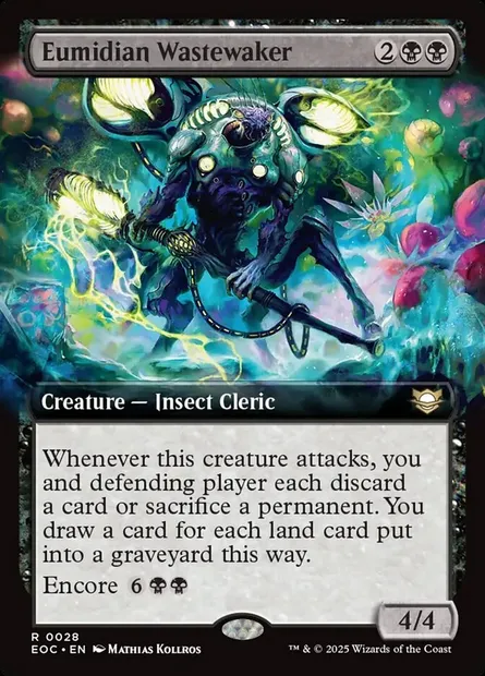 Eumidian Wastewaker, Magic card EOC 28 — Edge of Eternities Commander set