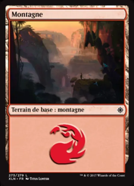 Montagne, carte Magic XLN 273 — extension Ixalan
