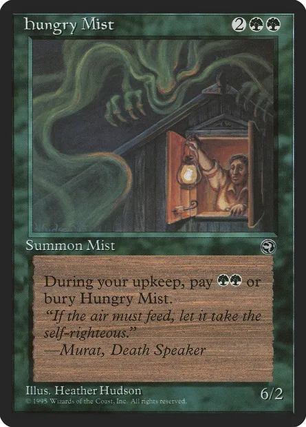 Brume affamée, carte Magic HML 88b — extension Terres Natales