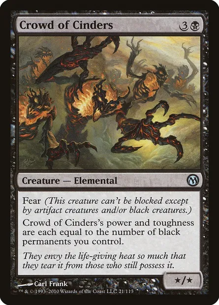 Foule de scoriacés, carte Magic DPA 21 — extension Duels of the Planeswalkers