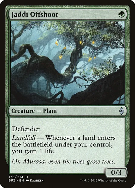 Jaddi Offshoot, Magic card BFZ 176 — Battle for Zendikar set