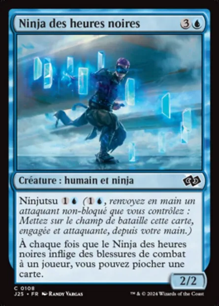 Ninja des heures noires, carte Magic J25 108 — extension Foundations Jumpstart