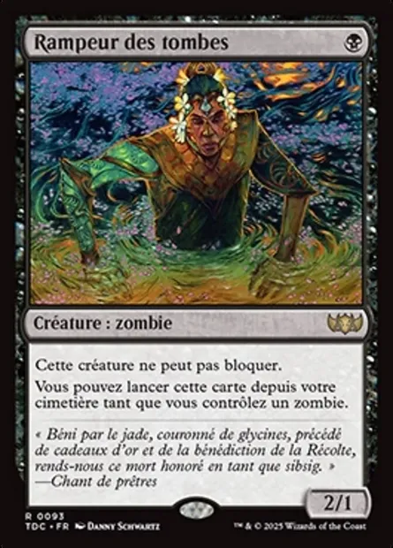 Rampeur des tombes, carte Magic TDC 93 — extension Tarkir: Dragonstorm Commander