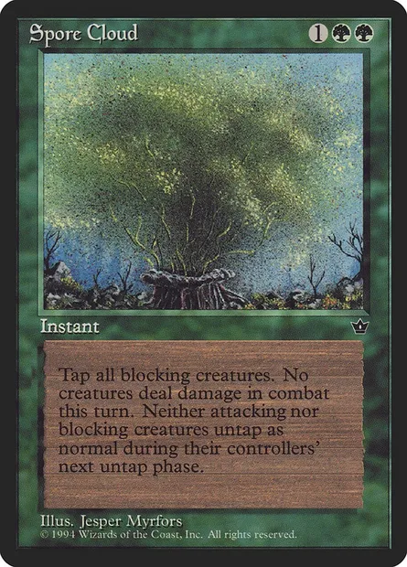 Spore Cloud, Magic card FEM 72b — Fallen Empires set
