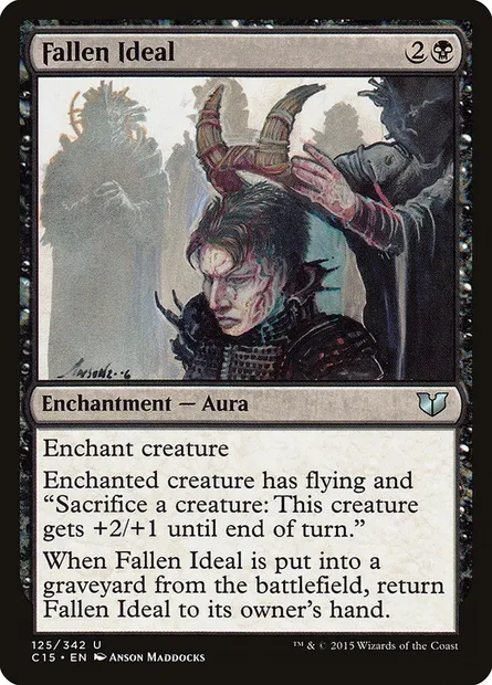 Fallen Ideal, Magic card C15 125 — Commander 2015 set