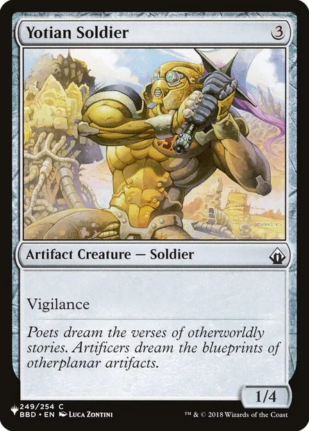 Soldat yotien, carte Magic PLST BBD-249 — extension The List