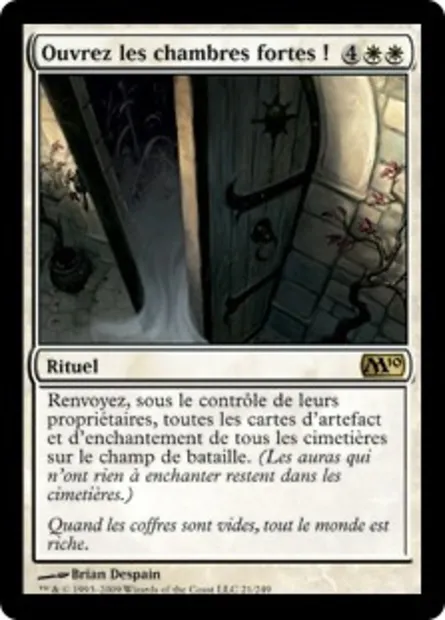 Ouvrez les chambres fortes !, carte Magic M10 21 — extension Magic 2010